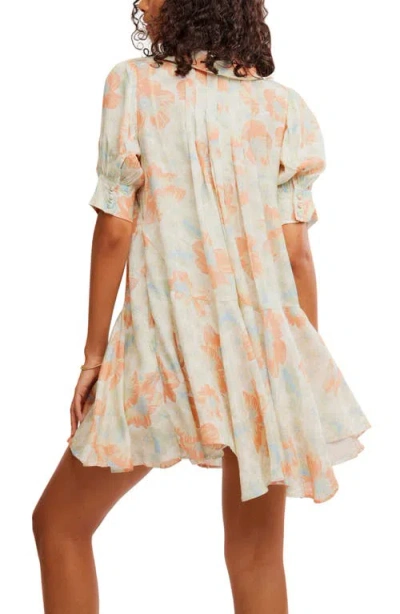 Free People Moon Chaser Tiered Shift Minidress