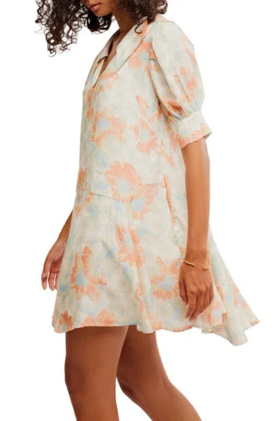 Free People Moon Chaser Tiered Shift Minidress