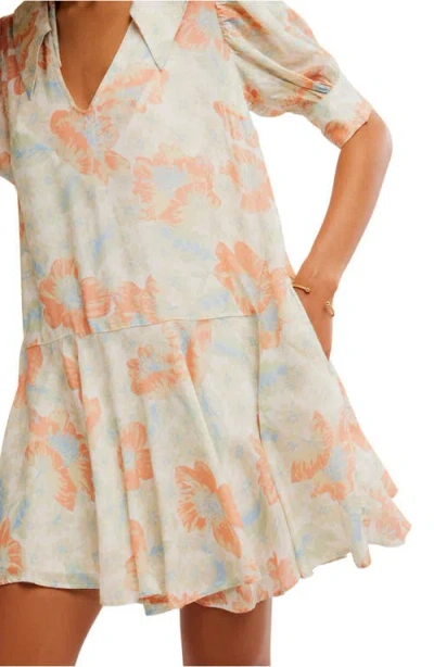 Free People Moon Chaser Tiered Shift Minidress