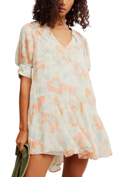 Free People Moon Chaser Tiered Shift Minidress
