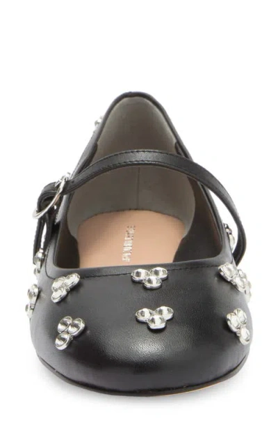 Stuart Weitzman Tammy Crystal Mary Jane Flat