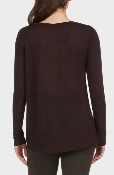 Matty M Ada Front Twist Long Sleeve Top