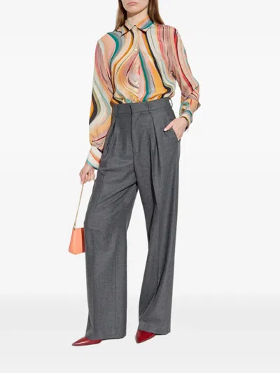 Ps By Paul Smith Ps Paul Smith Striped Knit Top In Multicolor