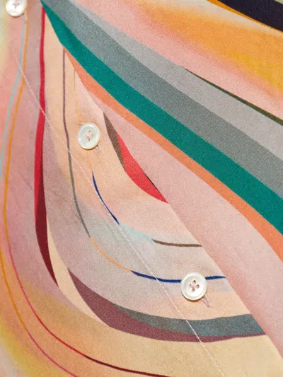 Ps By Paul Smith Ps Paul Smith Striped Knit Top In Multicolor