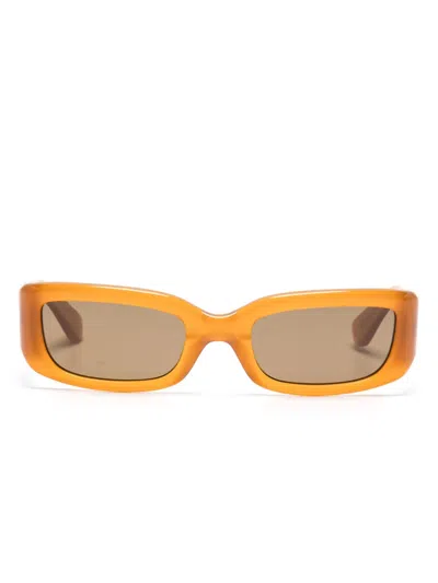 长方形镜框太阳眼镜