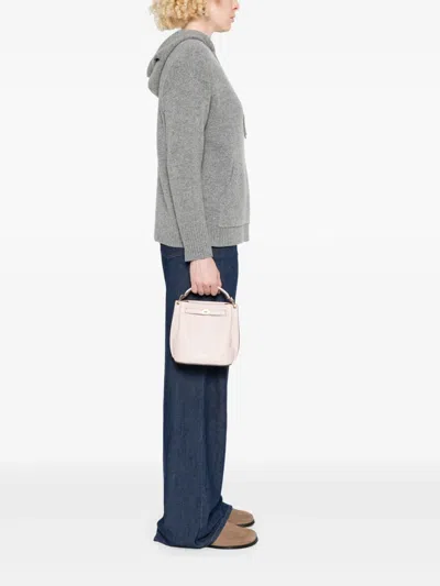 Mulberry Mini Islington Leather Bucket Bag In Blossom Pink