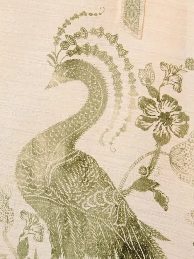 Zimmermann Ascension Hooded Printed Cotton-voile Midi Dress In White