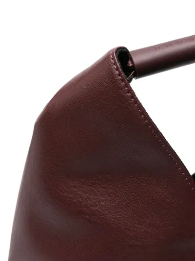 Mm6 Maison Margiela Mm6 By Maison Margiela Burgundy Small Japanese Handbag In Burgundy