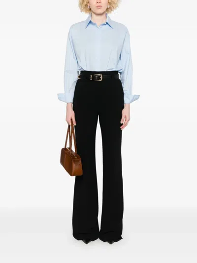 Max Mara Hugo Boss Cotton Pants In Black