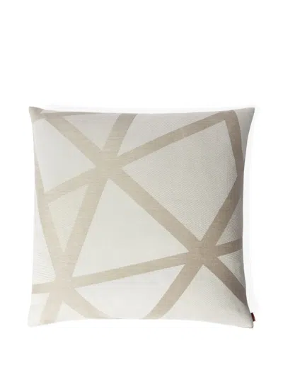 Missoni Home Nastri Relief Cushion 60x60 Cm In Neutral