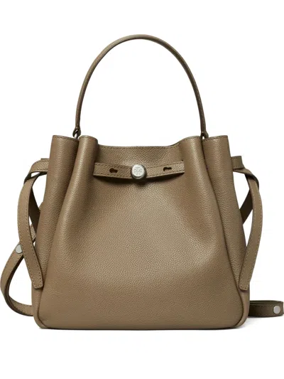 Tory Burch Romy Bucket Bag In Wild Mushroom