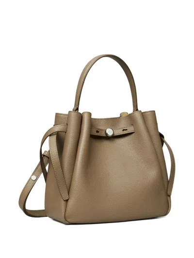 Tory Burch Romy Bucket Bag In Wild Mushroom