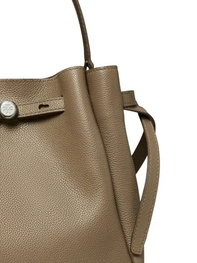 Tory Burch Romy Bucket Bag In Wild Mushroom