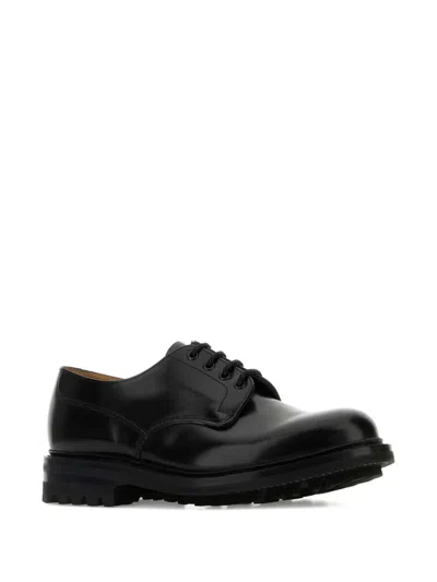Church's Mc Neil Lw Chunky Sole Lace-up Shoes In Black