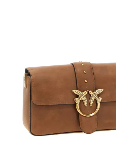 Pinko Love Bag Slouchy Medium Shoulder Bag In Brown