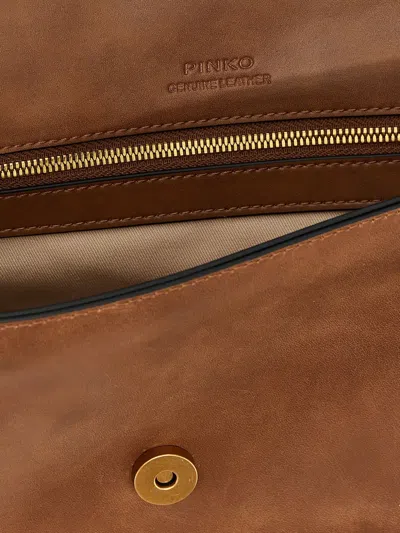 Pinko Love Bag Slouchy Medium Shoulder Bag In Brown