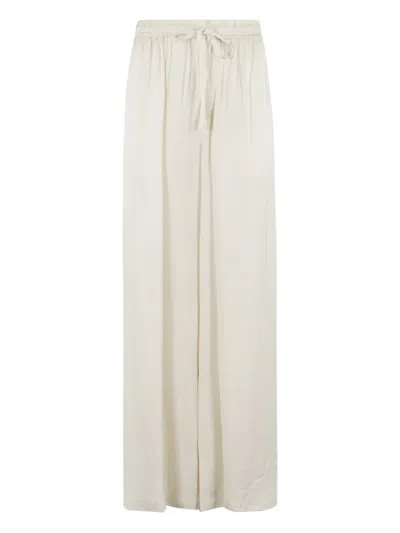 Isabelle Blanche Wide-leg Viscose Crepe Pants