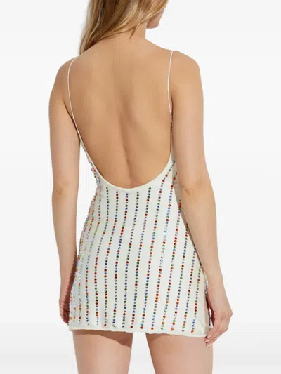 水钻缀饰迷你连衣裙