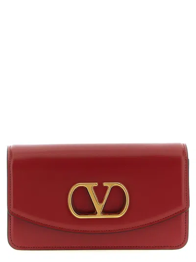 Valentino Garavani Red Leather Crossbody Bag