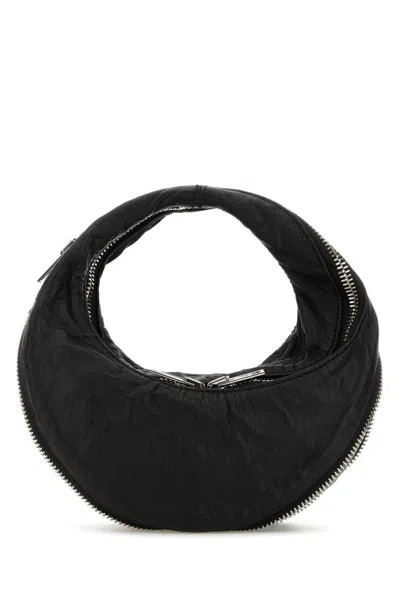 Alexander Wang Twist Mini Bag Shoulder Bag In Black Leather In Black
