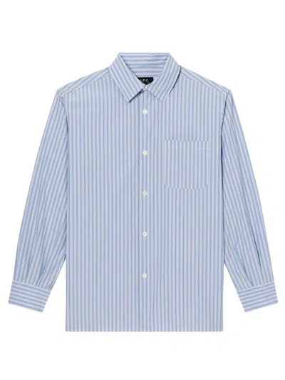 Apc A.p.c. Sela Chemise In Black