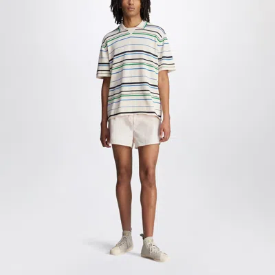 Adidas Originals Adidas X Wales Bonner Embroidered Cotton Blend Wales Bonner X Adidas Polo Shirt In Multi