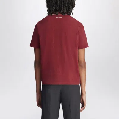 Adidas Originals Adidas X Wales Bonner Tiziano Red Terry Fabric Wales Bonner X Adidas Polo Shirt