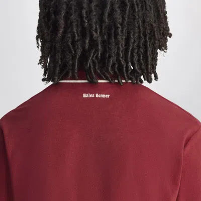 Adidas Originals Adidas X Wales Bonner Tiziano Red Terry Fabric Wales Bonner X Adidas Polo Shirt