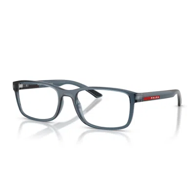 Prada Rectangle-frame Glasses In Gray