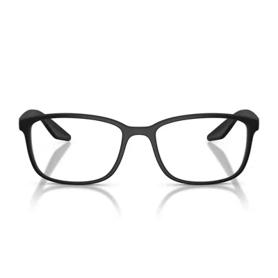 Prada Ps 07rv 1bo1o1 Nero Opaco Glasses In Black