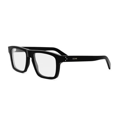 Celine Cl50160i 3 Dots Hd 001 Nero Glasses In Black