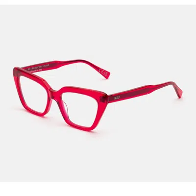 Retrosuperfuture Numero 122 Red Eyeglasses In Red
