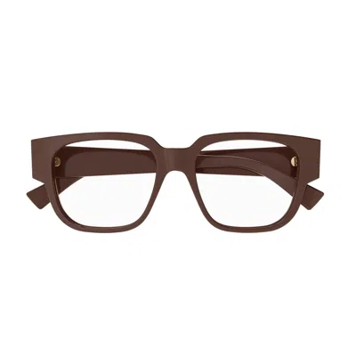 Bottega Veneta Bv1289o Linea New Classic 003 Glasses In Brown