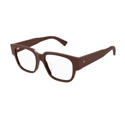 Bottega Veneta Bv1289o Linea New Classic 003 Glasses In Brown