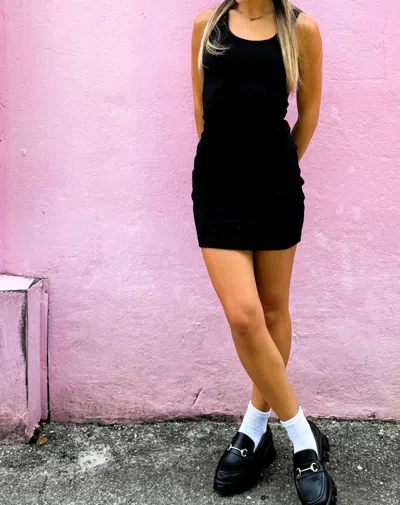 Signature8 Forever Favorite Rib Mini Dress In Black
