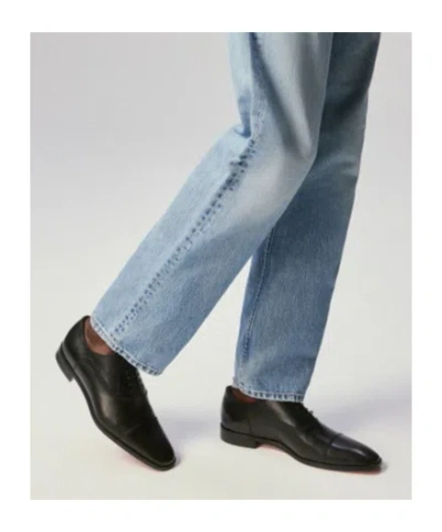 Christian Louboutin Seriox Cap-toe Leather Oxford Shoes In Black