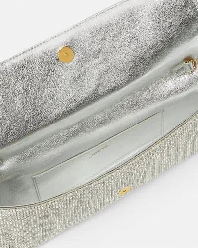 Versace La Medusa Crystal Mesh Clutch Bag