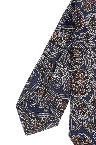 Etro Paisley-pattern Silk Tie In Multi