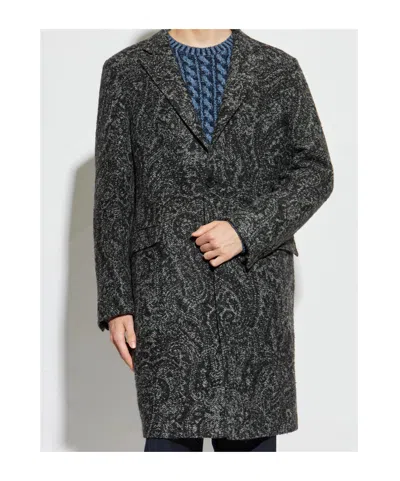 Etro Paisley-patterned Long Coat