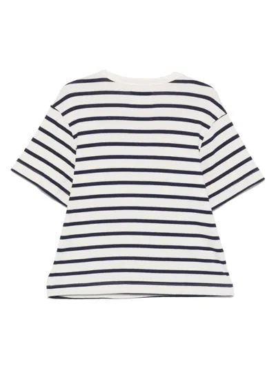 Citizen Of Humanity Citizens Of Humanity Goldie Stripe Relaxed Fit T-shirt In Azure Stripe