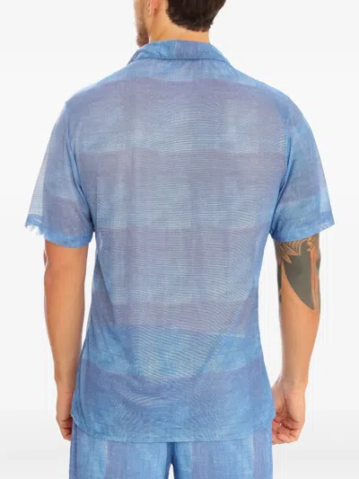 Amir Slama Check-pattern Short-sleeve Shirt