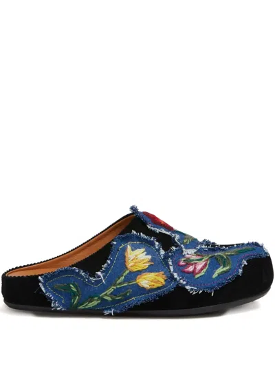 Marni Floral Sandals In Multi