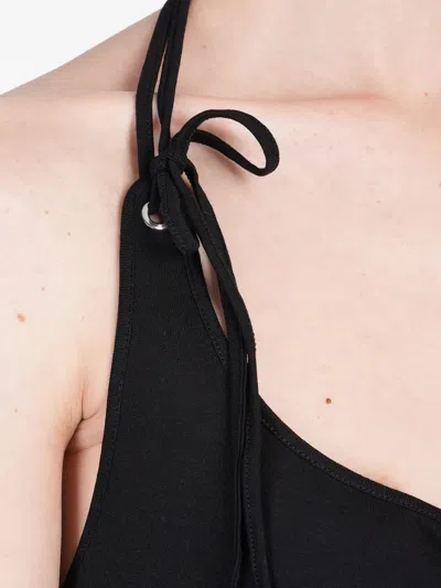 Attico Button-detail Asymmetrical Top