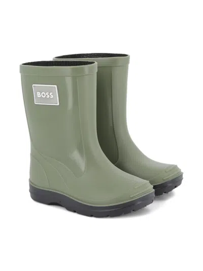 标贴威灵顿雨靴