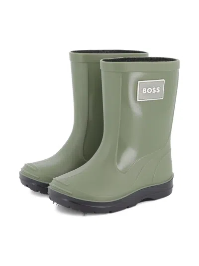 标贴威灵顿雨靴