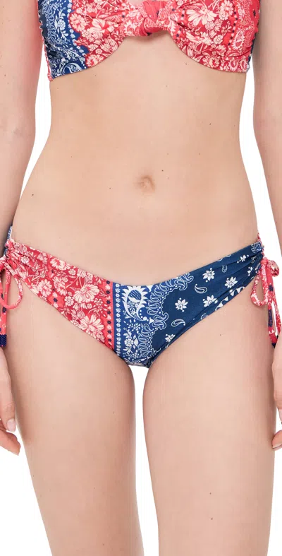 Agua Bendita Eda Atma Two Tone Bikini Bottom In Multi
