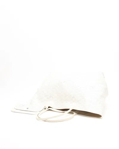 Pre-owned Goyard Saint Louis Gm Tote Bag In White
