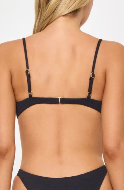 L*space Belle Bikini Top In Black