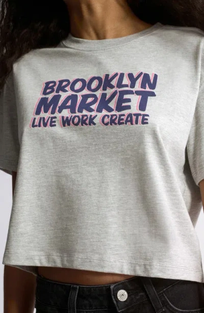 Brooklyn Industries Crop Logo Graphic T-shirt