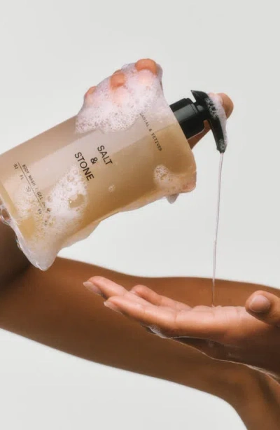 Salt & Stone Neroli & Basil Body Wash With Niacinamide + Probiotics 15.2 Oz/450 ml